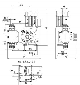 Механический мембранный насос-дозатор серии JXM-A